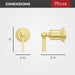 016-WNBG Bathroom/Bathroom Tub & Shower Faucets/Tub & Shower Diverters & Volume Controls