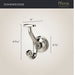 BRH-TB0D Bathroom/Bathroom Accessories/Towel & Robe Hooks