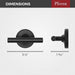 BRH-TNTB Bathroom/Bathroom Accessories/Towel & Robe Hooks
