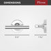 BRH-TNTC Bathroom/Bathroom Accessories/Towel & Robe Hooks