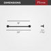 BTB-1TNTB Bathroom/Bathroom Accessories/Towel Bars