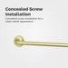 BTB-1TNTBG Bathroom/Bathroom Accessories/Towel Bars