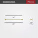 BTB-2TNTBG Bathroom/Bathroom Accessories/Towel Bars