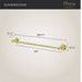 BTB-TB3BG Bathroom/Bathroom Accessories/Towel Bars