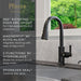GT529-TDSDB Kitchen/Kitchen Faucets/Pull Down Spray Faucets