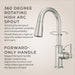 GT529-TDS Kitchen/Kitchen Faucets/Pull Down Spray Faucets