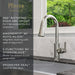 GT529-TDS Kitchen/Kitchen Faucets/Pull Down Spray Faucets