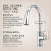 GT529-TDC Kitchen/Kitchen Faucets/Pull Down Spray Faucets