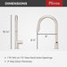 GT529-TNTGS Kitchen/Kitchen Faucets/Pull Down Spray Faucets