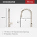 GT529-TNTD Kitchen/Kitchen Faucets/Pull Down Spray Faucets