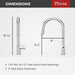 GT529-TNTC Kitchen/Kitchen Faucets/Pull Down Spray Faucets