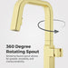 GT529-VRVBG Kitchen/Kitchen Faucets/Pull Down Spray Faucets