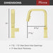 GT529-VRVBG Kitchen/Kitchen Faucets/Pull Down Spray Faucets