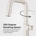 GT529-VRVGS Kitchen/Kitchen Faucets/Pull Down Spray Faucets
