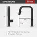 GT529-VRVSDB Kitchen/Kitchen Faucets/Pull Down Spray Faucets