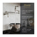 GT533-TDS Kitchen/Kitchen Faucets/Pot Filler Faucets