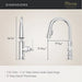 GT572-TDC Kitchen/Kitchen Faucets/Pull Down Spray Faucets