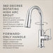 GT572-TDC Kitchen/Kitchen Faucets/Pull Down Spray Faucets