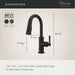 GT572-TDSDB Kitchen/Kitchen Faucets/Pull Down Spray Faucets