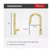 GT572-TNTBG Kitchen/Kitchen Faucets/Bar & Prep Faucets
