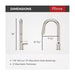 GT572-TNTD Kitchen/Kitchen Faucets/Bar & Prep Faucets