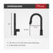 GT572-TNTSDB Kitchen/Kitchen Faucets/Bar & Prep Faucets