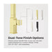 GT57-2VRVBG Kitchen/Kitchen Faucets/Bar & Prep Faucets