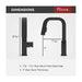 GT57-2VRVSDB Kitchen/Kitchen Faucets/Bar & Prep Faucets