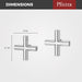 HHL-049TNTCC Parts & Maintenance/Bathroom Sink & Faucet Parts/Bathroom Sink Faucet Handles & Handle Parts
