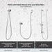 HSC-03SHWC Bathroom/Bathroom Tub & Shower Faucets/Handshowers