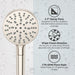 HSC-03SHWD Bathroom/Bathroom Tub & Shower Faucets/Handshowers