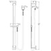 HSK41SHWD Bathroom/Bathroom Tub & Shower Faucets/Handshower Slide Bars & Accessories