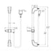 HSK43SHWC Bathroom/Bathroom Tub & Shower Faucets/Handshower Slide Bars & Accessories