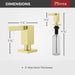 KSDMDSBG Kitchen/Kitchen Sink Accessories/Kitchen Soap & Lotion Dispensers