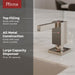 KSDMDSD Kitchen/Kitchen Sink Accessories/Kitchen Soap & Lotion Dispensers