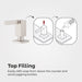 KSDMDSGS Kitchen/Kitchen Sink Accessories/Kitchen Soap & Lotion Dispensers