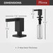 KSDMDSSDB Kitchen/Kitchen Sink Accessories/Kitchen Soap & Lotion Dispensers