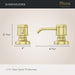 KSDTDBG Kitchen/Kitchen Sink Accessories/Kitchen Soap & Lotion Dispensers
