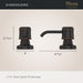 KSDTDY Kitchen/Kitchen Sink Accessories/Kitchen Soap & Lotion Dispensers