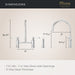 LG31-TDC Kitchen/Kitchen Faucets/Bridge Kitchen Faucets