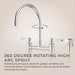 LG31-TDC Kitchen/Kitchen Faucets/Bridge Kitchen Faucets