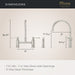 LG31-TDS Kitchen/Kitchen Faucets/Bridge Kitchen Faucets