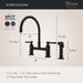 LG31-TDSDB Kitchen/Kitchen Faucets/Bridge Kitchen Faucets