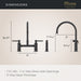 LG31-TDY Kitchen/Kitchen Faucets/Bridge Kitchen Faucets