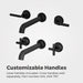 LG49-TNT2B Bathroom/Bathroom Sink Faucets/Wall Mounted Sink Faucets