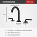 LG49-TNT3B Bathroom/Bathroom Sink Faucets/Widespread Sink Faucets