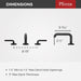 LG49-TNTB Bathroom/Bathroom Sink Faucets/Widespread Sink Faucets