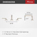 LG49-TNTD Bathroom/Bathroom Sink Faucets/Widespread Sink Faucets