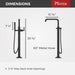 LG6-1WNSDB Bathroom/Bathroom Tub & Shower Faucets/Tub Fillers