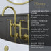 LG6-3TBBG Bathroom/Bathroom Tub & Shower Faucets/Tub Fillers